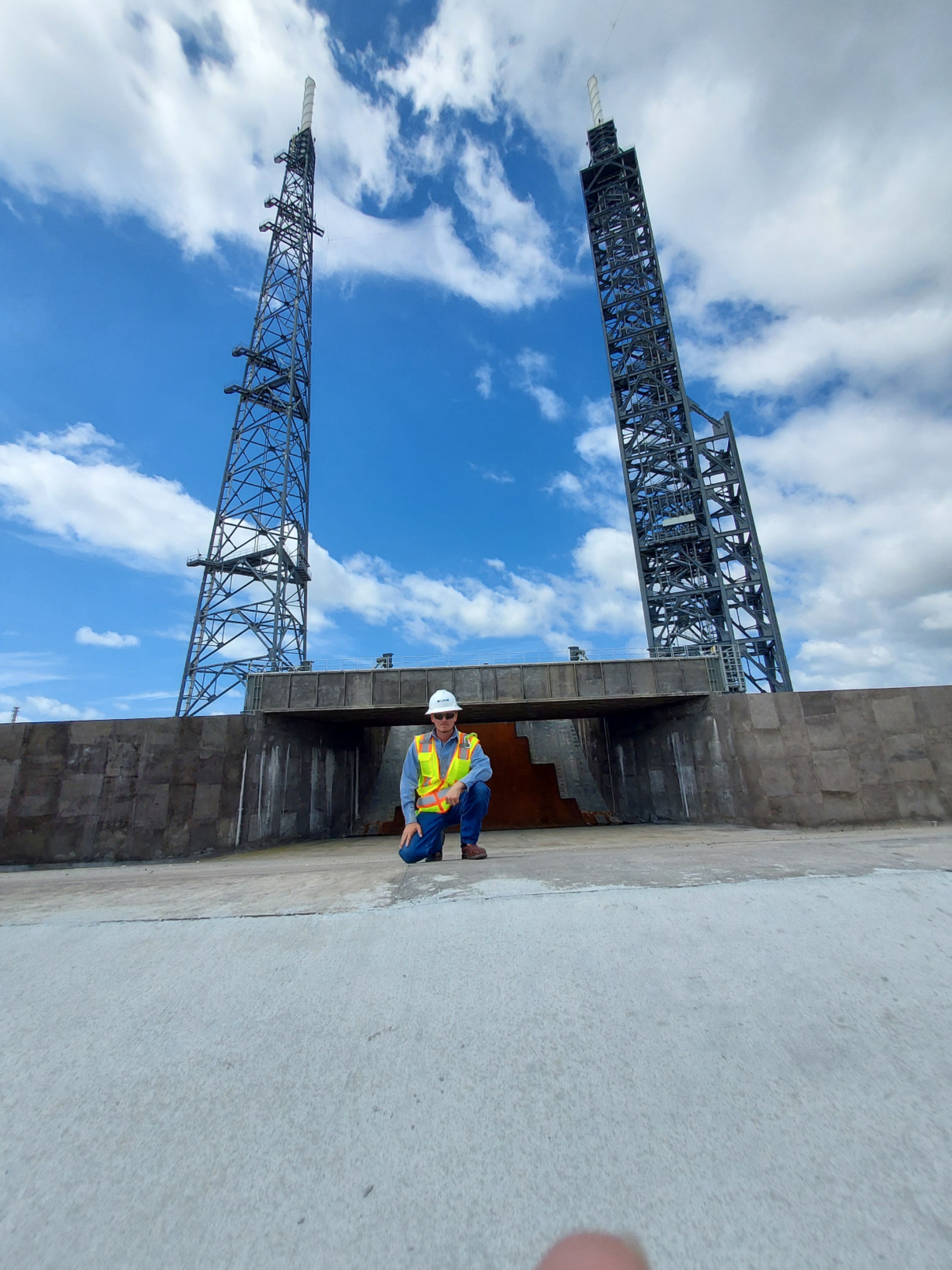 Shane Thomas Strough at LC-36 launch complex, Cape Canaveral