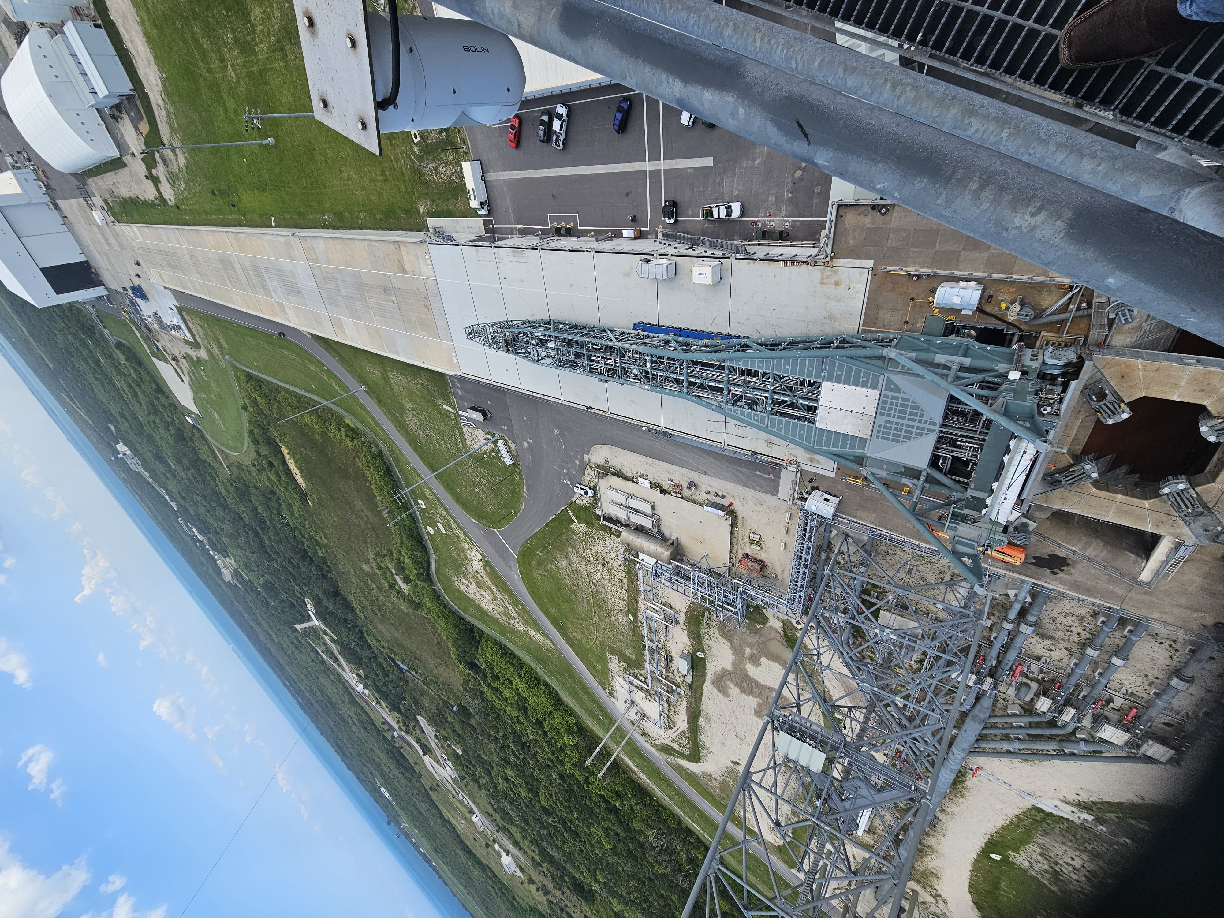 Shane Thomas Strough — 500ft looking down from Vehicle Access Tower