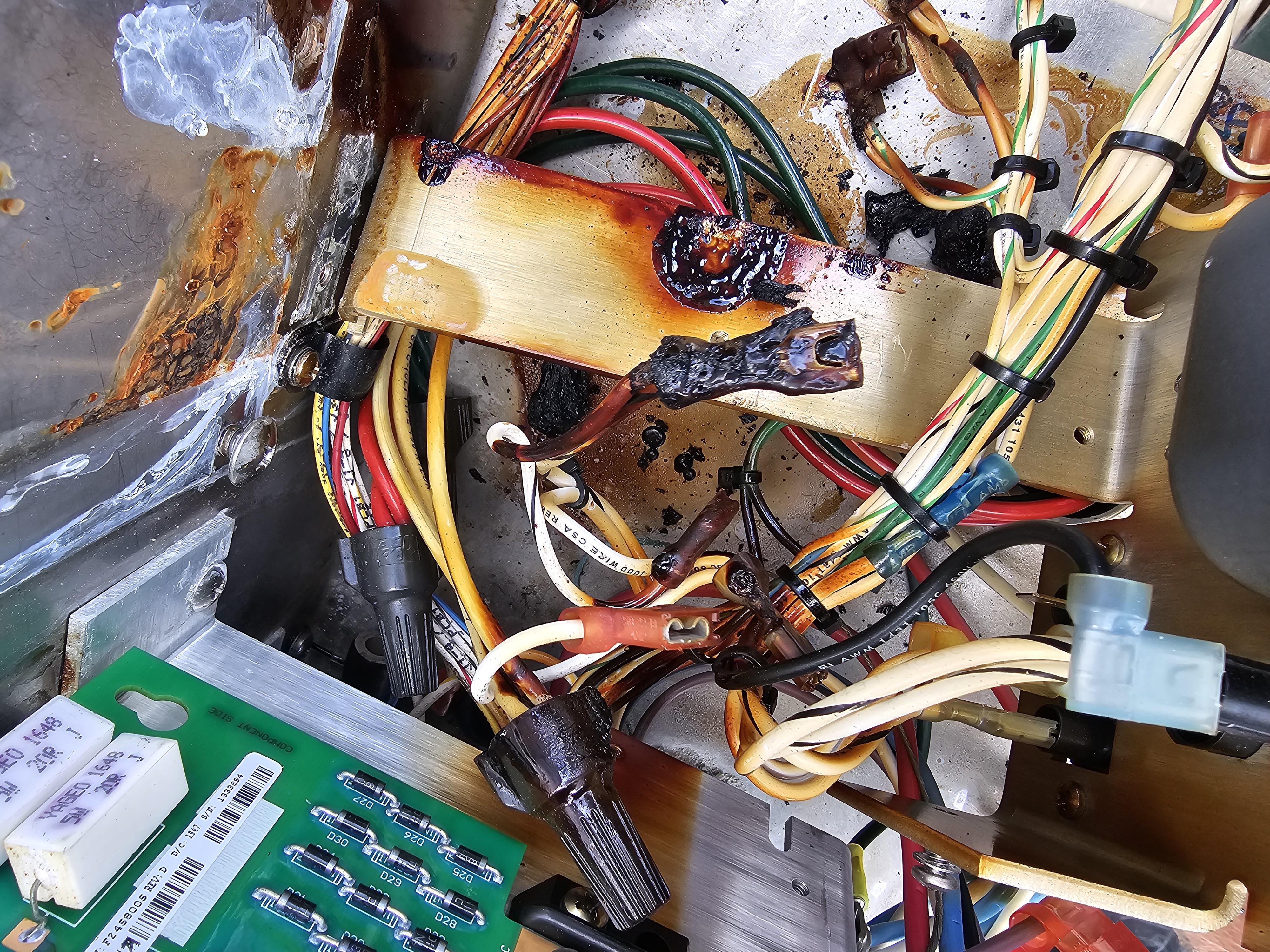 Burned and corroded wiring found during Blue Origin launch tower diagnostics