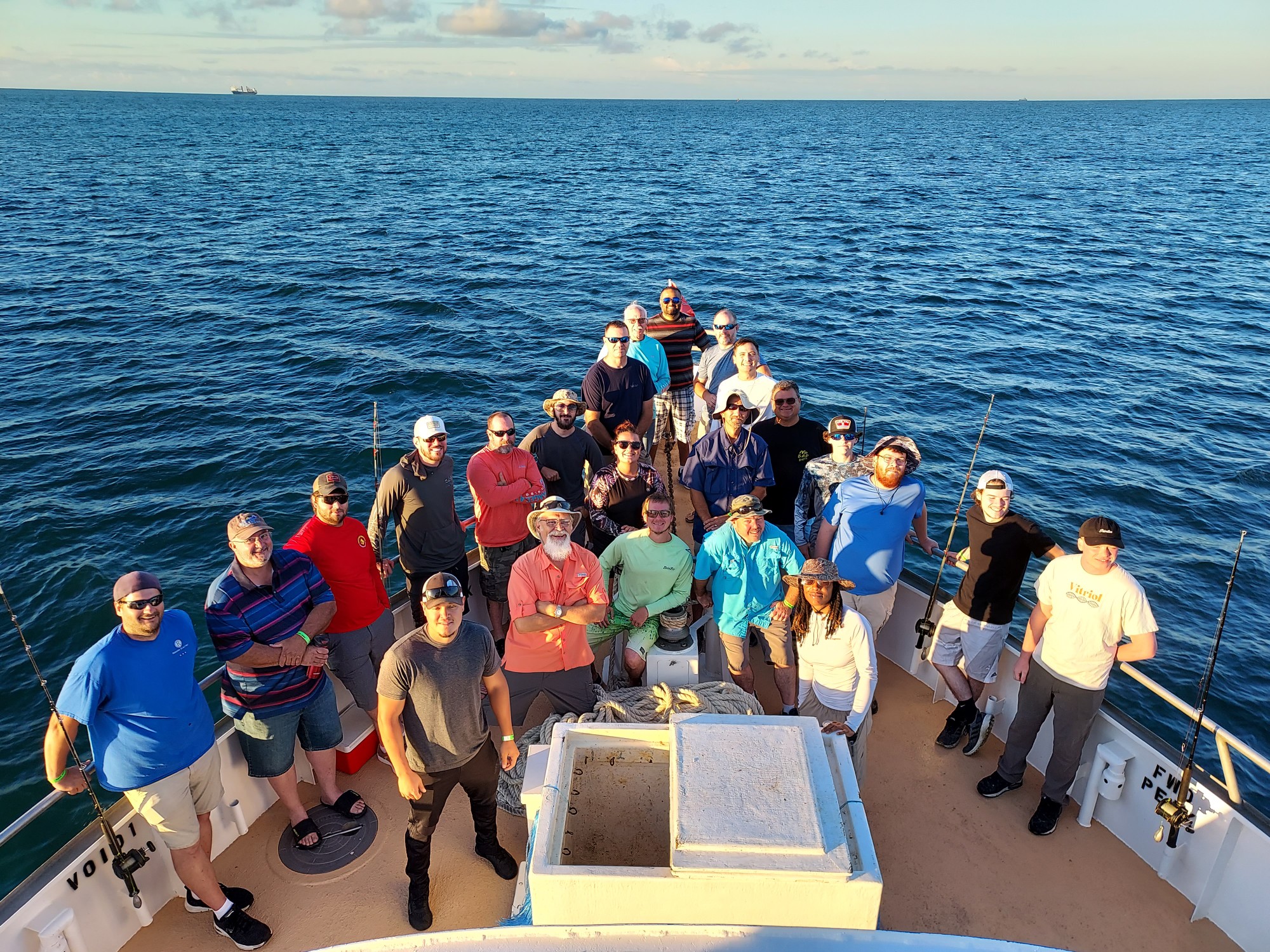 Shane Thomas Strough team fishing trip at Cape Canaveral